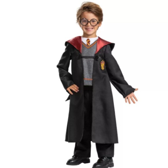 Harry Potter Robe, Official Hogwarts Wizarding World Costume Robes, Kids size 4T - Picture 2 of 10